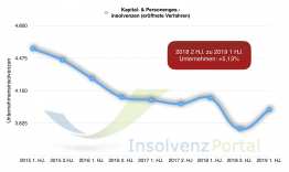 Insolvenz-Statistik 1. HJ 2019